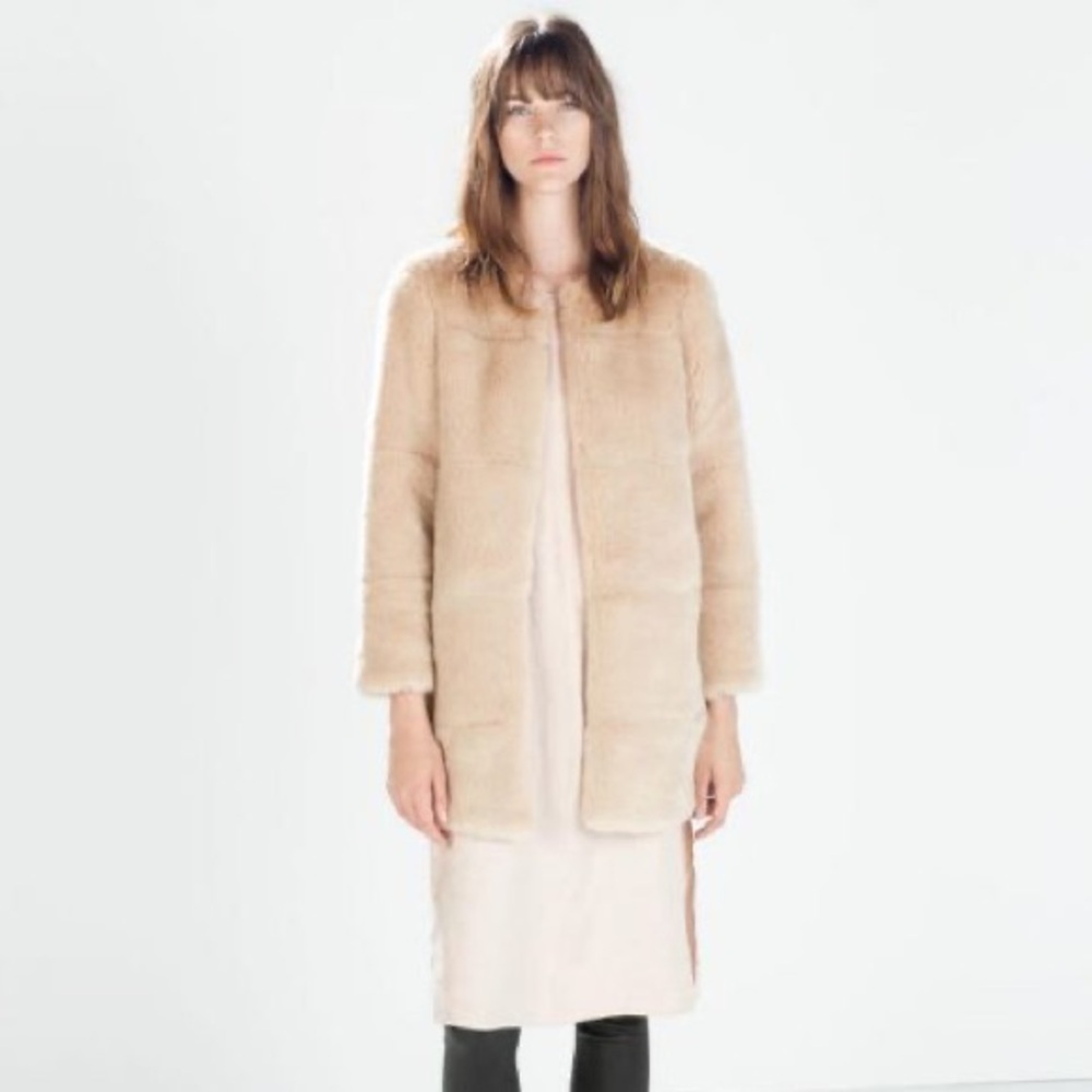 Metaphor • Faux Fur Jacket • S